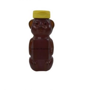 Wildflower - 12 Oz Honey Bear - Watermark - Queen Bris Honey